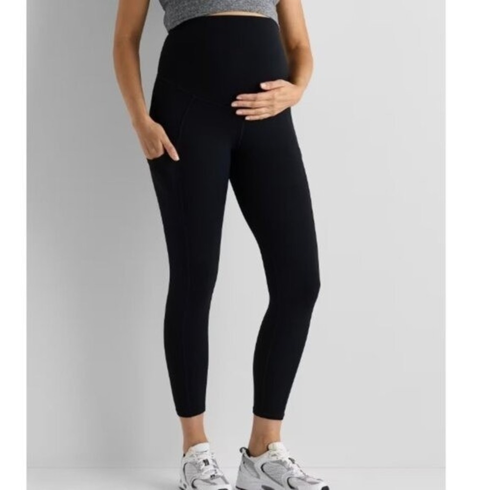 Quince‎ Ultra-Form Maternity Pocket Leggings Black Size X-Small